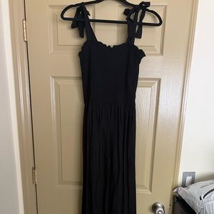 NWOT black midi dress!